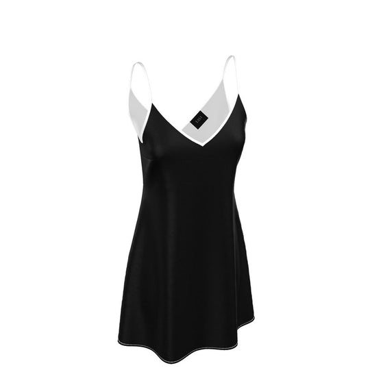 Louis XVI Slip Dress Black