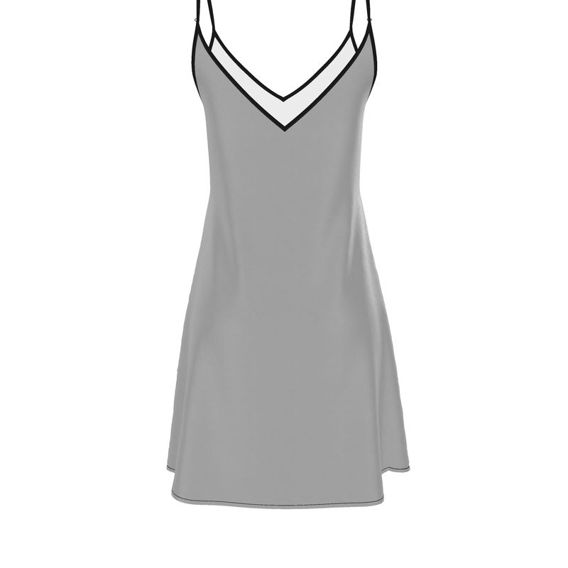 Louis XVI Slip Dress Gray