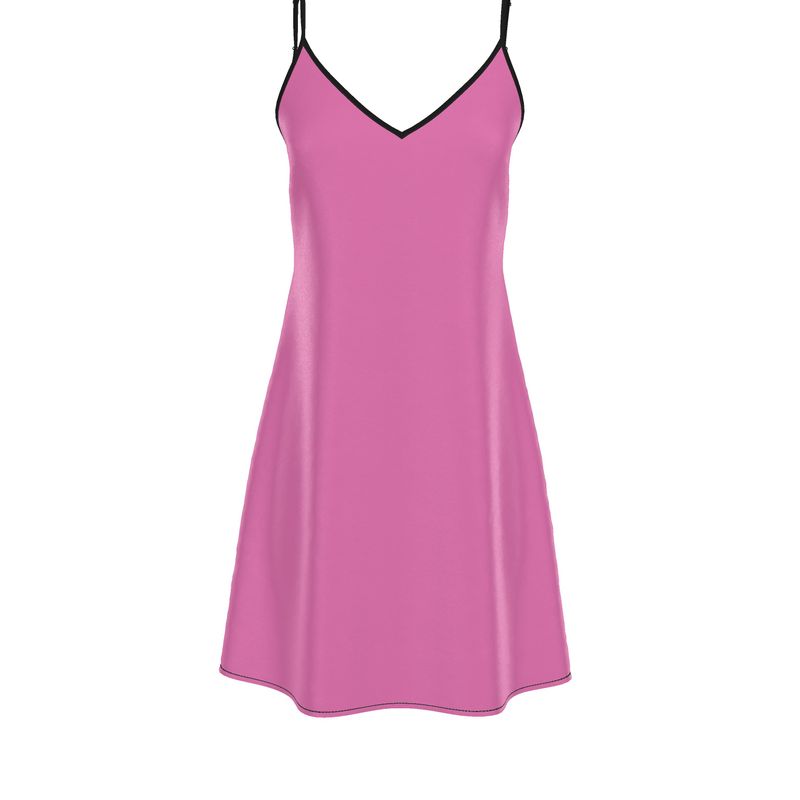 Louis XVI Slip Dress Dark Pink
