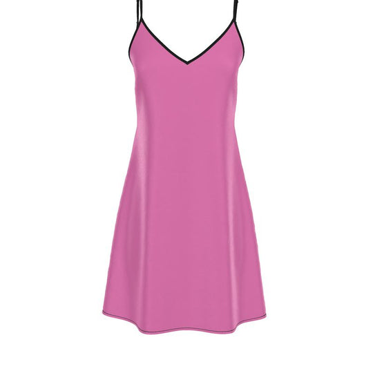 Louis XVI Slip Dress Dark Pink