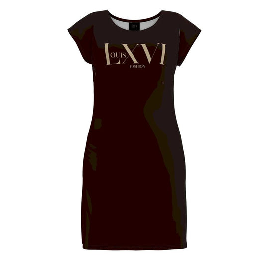 Louis XVI Jersey Tee Dress Dark Brown
