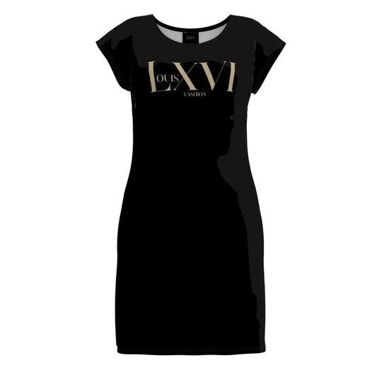 Louis XVI Jersey Tee Dress Black