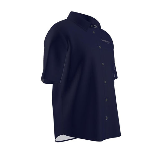 Louis XVI London Egyptian Linen Navy