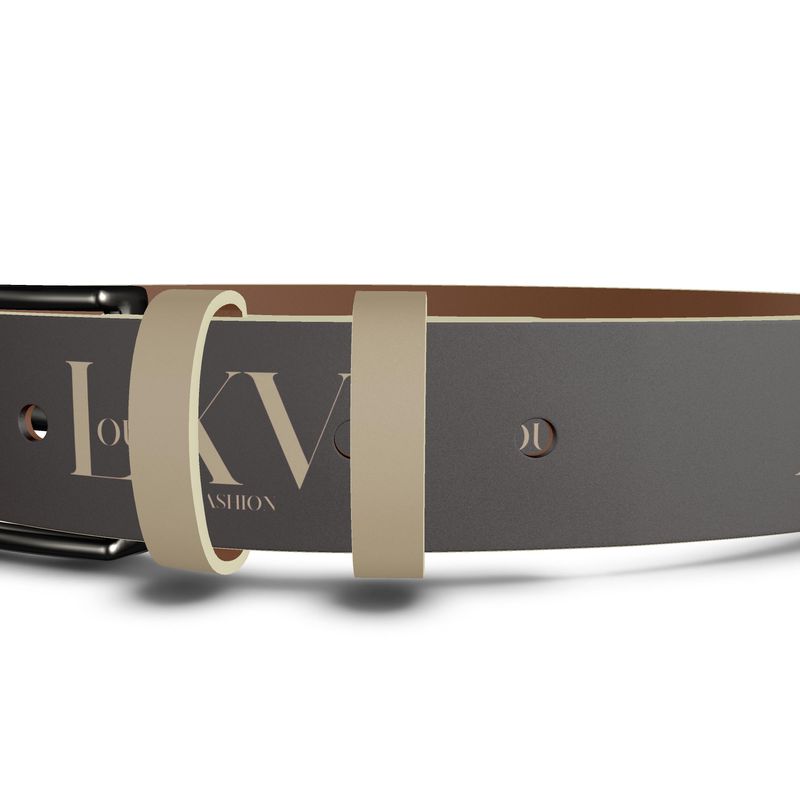 Louis XVI Napa Leather Belt