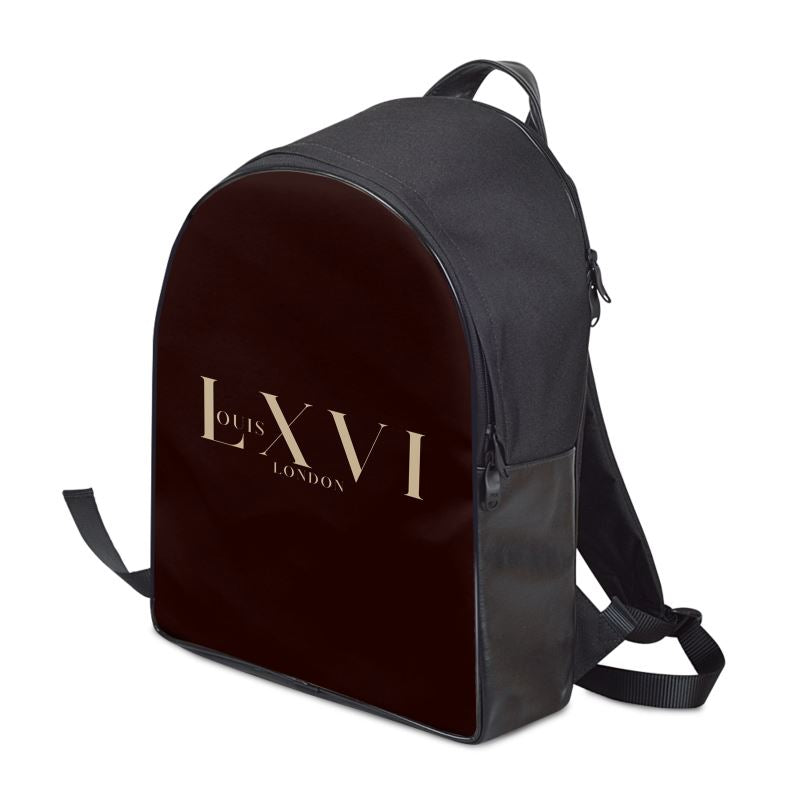 Louis XVI Napa Leather Kings Back Pack Brown