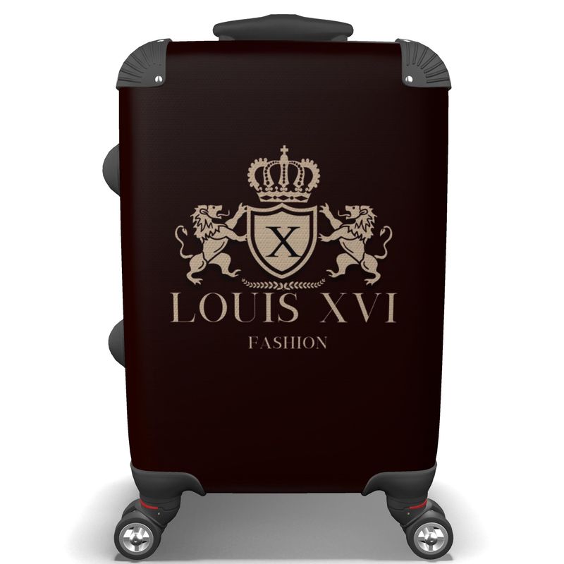 Louis XVI Carry On Suitcase King Brown