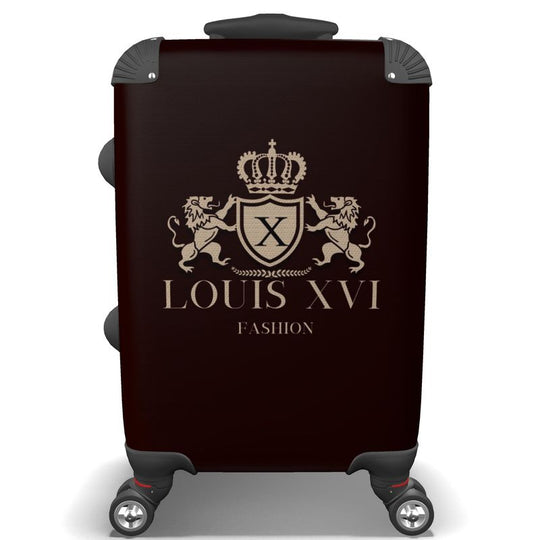 Louis XVI Carry On Suitcase King Brown