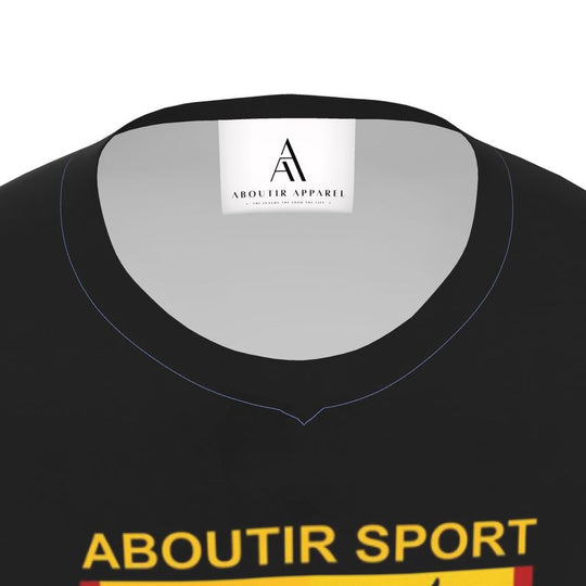 Competition Sport Jersey Black and Gold lion logo