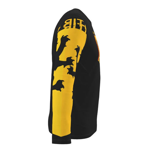 Competition Sport Jersey Yellow Black Lion