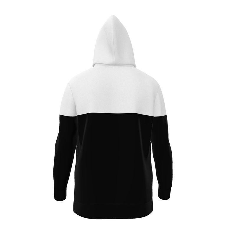 Designer Hoodie White and Black