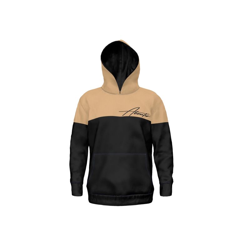 Designer Hoodie Black and Tan