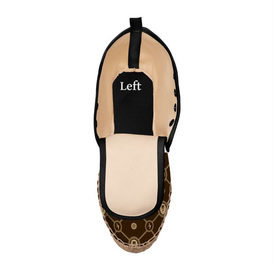 Luxury Espadrilles Chocolate