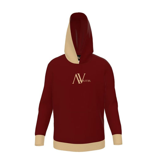 London Designer Hoodie Burgundy