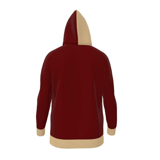 London Designer Hoodie Burgundy