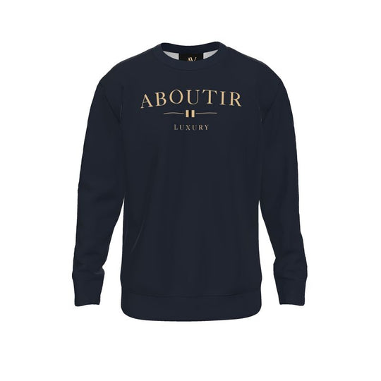 Aboutir Luxury Logo Sweater Navy