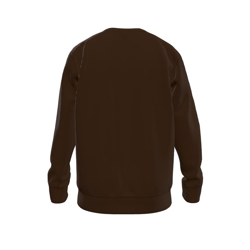 Aboutir Designer Sweatshirt Dark Brown