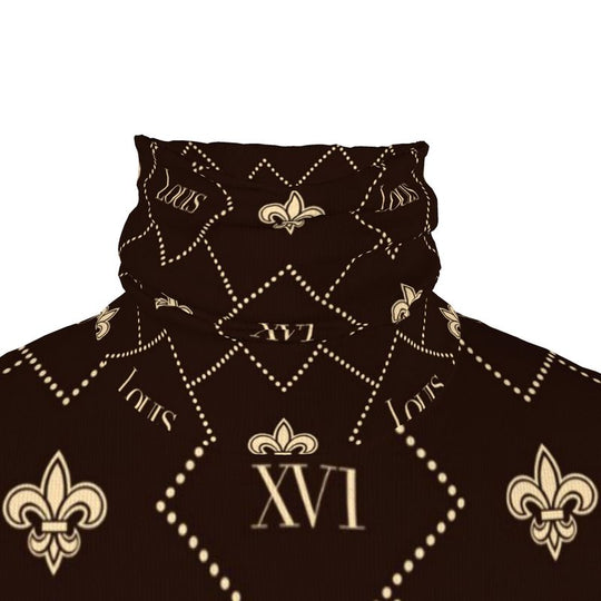 Slim Fit Dark Brown The fleur-de-lis Monogram