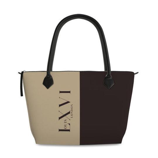 Louis XVI London Split – Luxury Napa Zip-Top Handbag