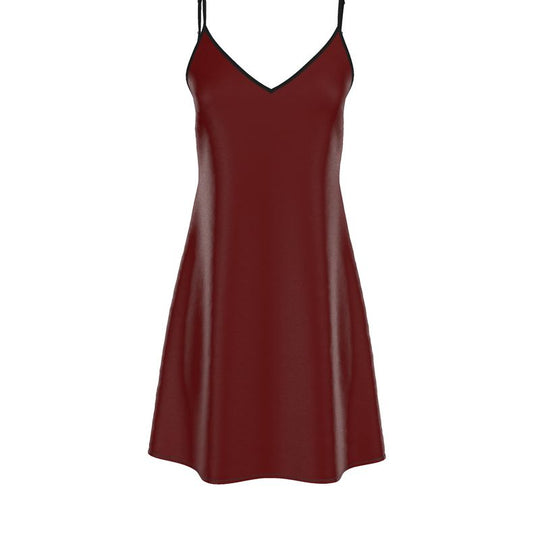 Louis XVI Slip Dress Burgundy