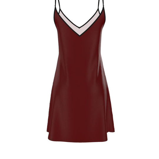 Louis XVI Slip Dress Burgundy