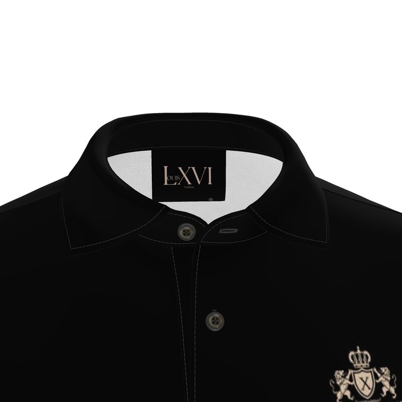 Louis XVI  Palace Casual Polo Black
