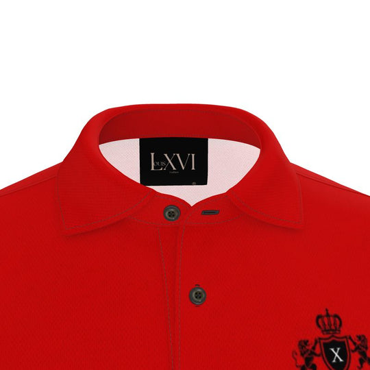 Louis XVI Palace Casual Polo Red