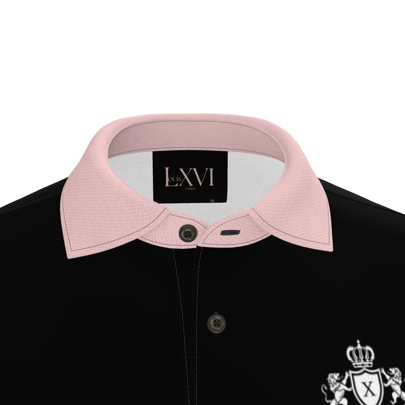 Louis XVI The Court Polo Black/Pink