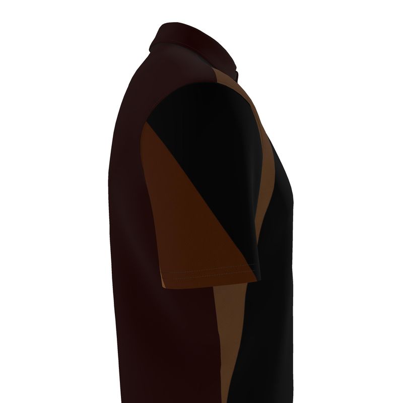Louis XVI Count Polo Striped Black Brown