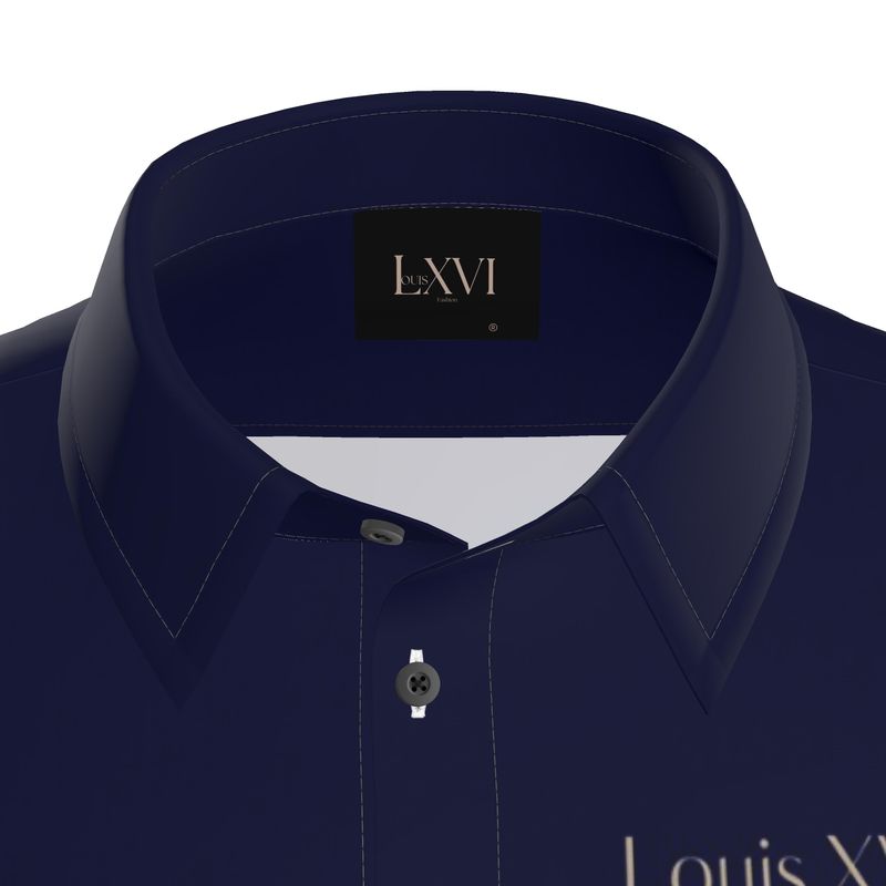 Louis XVI London Egyptian Linen Navy