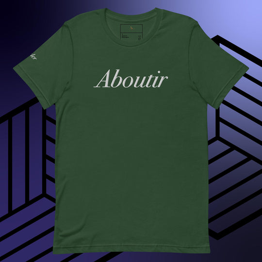 Embroidered Aboutir  Unisex t-shirt