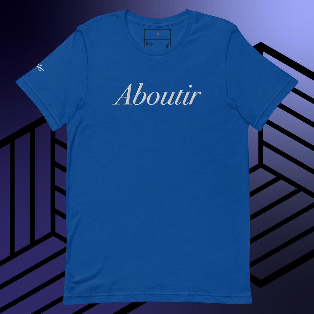 Embroidered Aboutir  Unisex t-shirt